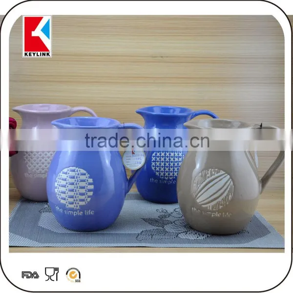 Bulk Items 1000cc Plain Color Gloss Finish Tea Pot Ceramic Tea Set Made in China photo-6