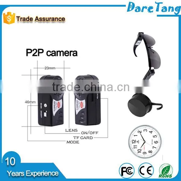 High Resolution Q7 Wireless WIFI/P2P Network Surveillance Video Camera Home Security Hidden Spy Video Camera Mini DV WiFi Camere