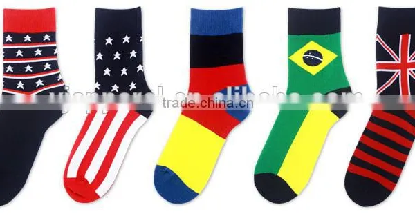 Fashion German National Flag Patterned Pattern Socks