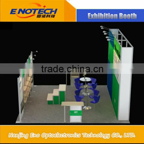 Eco Friendly Modular Booth Display 10ftx10ft Aluminum Light Weight Easy to Assemble Booth Display