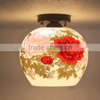 Chinese Style Wood Crafts Mode Led Living Room Ceiling Lighting photo-3