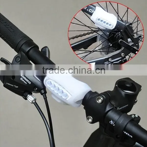 2014 Fashion Bicycle Warning Silicone Led Bike Light photo-2