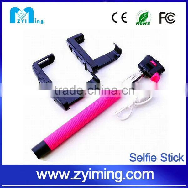 Zyiming Wholesale New Products YM-Z07-6 Bluetooth Foldable Selfie Stick 2015 for Mobile Phone photo-4