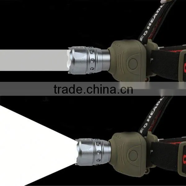 T27 AAA Plastic Camping Outdoor 3 Watt LED Camping Hunting Headlamp photo-2