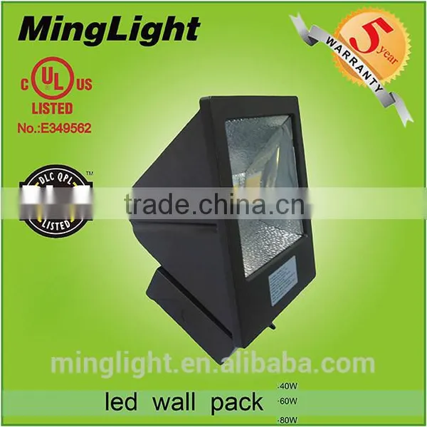 IP65 Trade Assurance DLC UL CUL 40w 60w 80w Led Wall Pack Light , 40w Led Wall Pack Light Out Door Use photo-5
