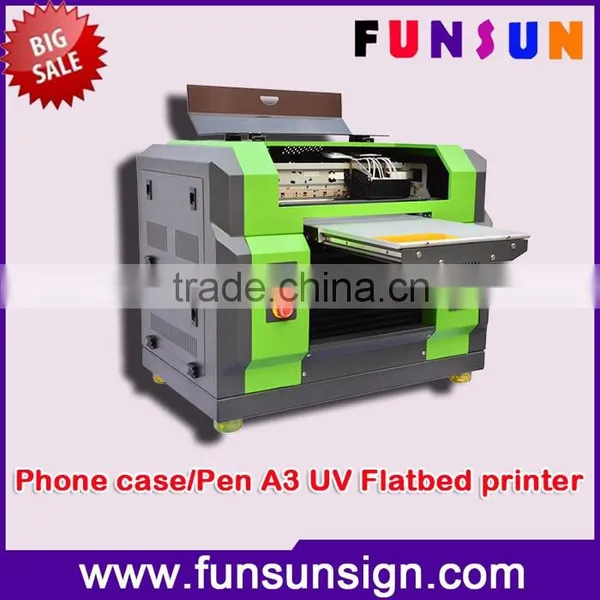 Top Selling A3 Size dx Head Led uv Flatbed Printer KT Board Printer Glass Printer