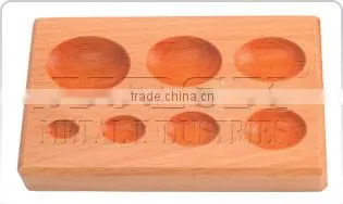 Wood Dapping Block Punch Set for Jewellary Making Tools photo-3