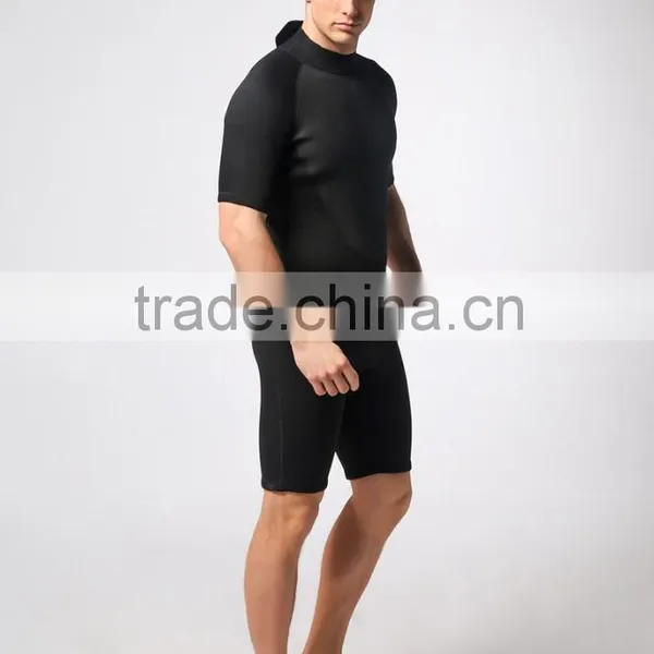 Comfortable and Elastic Black Lycra Short Nylon Wetsuit Waterproof Windproof Bikini Shirt photo-4
