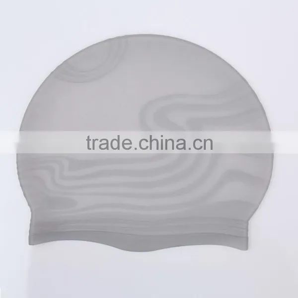 2016 Custom Swim Caps no Minimum Printing 100% Silicone Swimming Cap photo-3