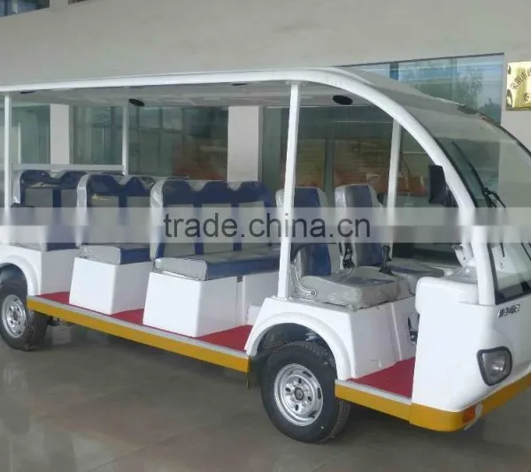 China Beautiful Design Electric Sightseeing Car!!! Bilayer Laminated Glass,wearproof and Anti-skidding photo-5