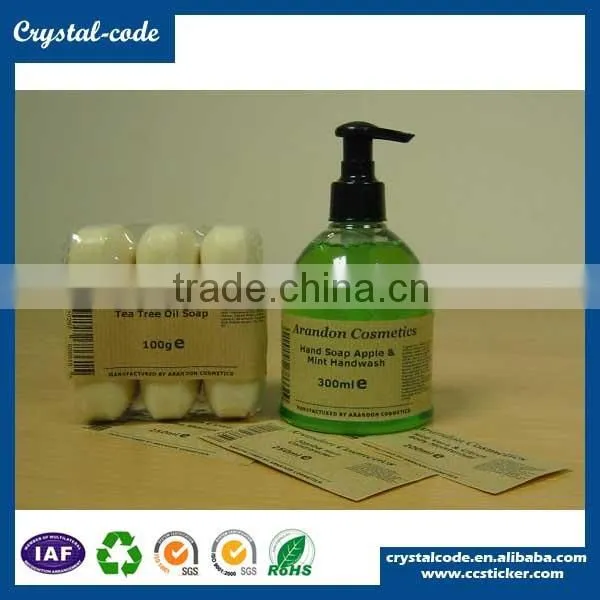 Plastic Printable Roll Cosmetics Packing Label photo-2