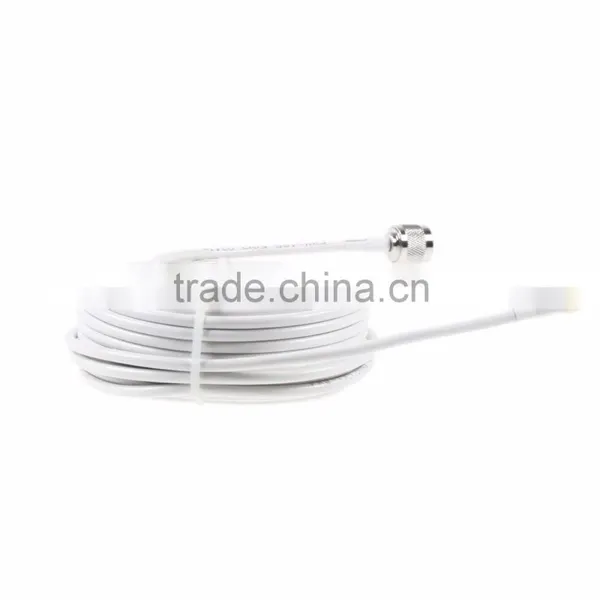 20 Meters 50-5D White Color Signal Cable for Mobile Signal Booster photo-3