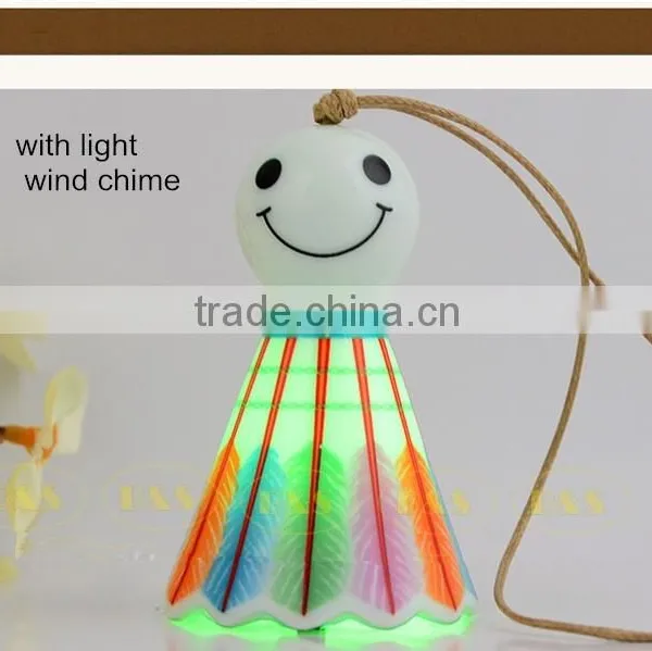 Jingdezhen Made Home Decoration Ceramic Windchime With Light