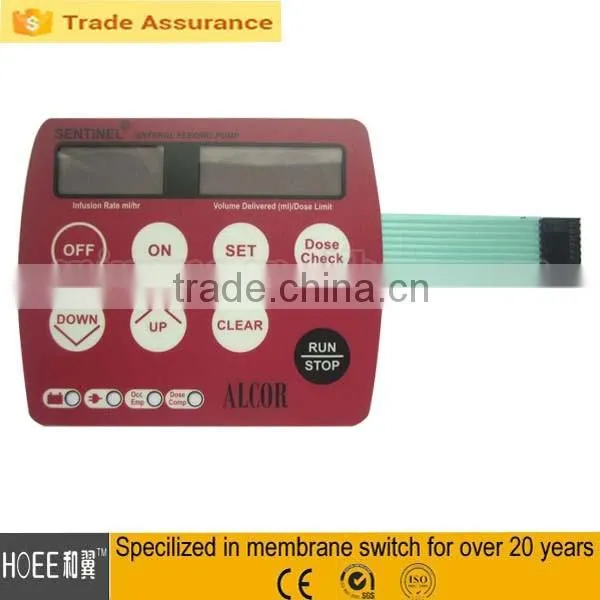 Multi Color Numeric Membrane Switch Overlay Membrane Keyboards photo-2