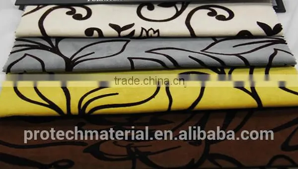 High Quality Sofa Fabic With Printing Flower photo-2