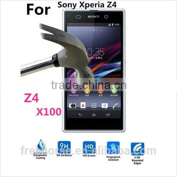 Factory Price, Screen Guard for Sony Xperia c Tempered Glass Screen Guard 0.33mm Arc Edge photo-2