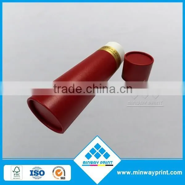 Gold Hot Stamping Paper Tube With Custom Company Logo Printing Paper Tube Packaging Box photo-2
