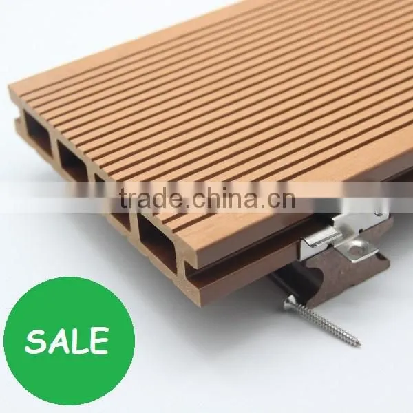 Crack-resistant Outdoor Co-extrusion Wpc Decking !! 2015 Hot Sale !!classic Product!!/wpc Flooring photo-3