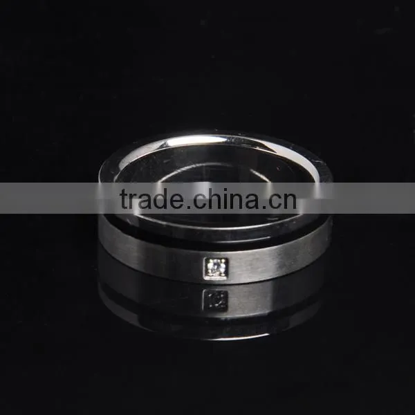 New Design Cubic Zirconia Gemstone Men's Rings/925 Silver Ring, Gay Men Ring photo-5
