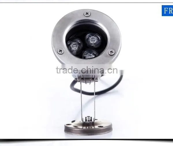 FREE SAMPLE Spotlight Stainless Steel Led 3W Underwater Light