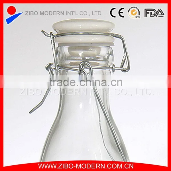 Glass Water Bottle Supplier, Wholesale Juice Water Milk Glass Bottle Factory photo-2