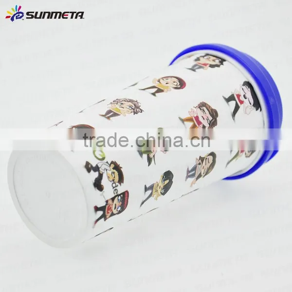 Sunmeta Hot Sale Personalize Blank Sublimation Straight Cup, Plastic Cup photo-4