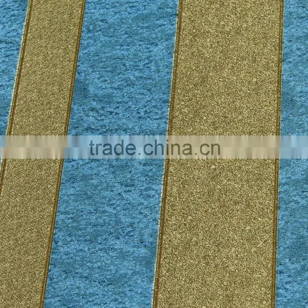 Deep Color Embossing Vinyl Striped Washable Wallpaper photo-2