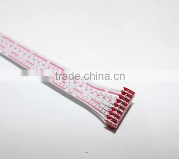 KSM Electrical Cable Assemble Custom Flat Ribbon Cable Assembly With Micro Match 1.27mm Red IDC Socket and Red IDC Socket photo-3