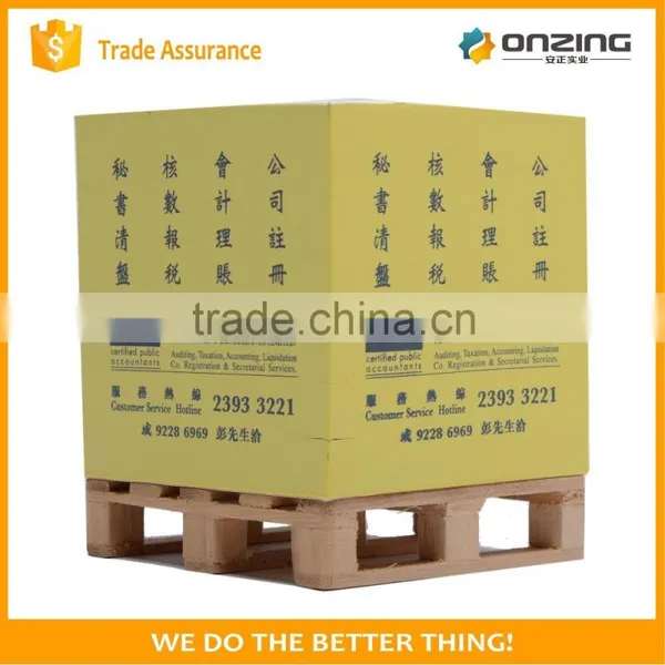 Guangdong Stationery Custom Note Blocks Sticky Note With Wooden Pallet photo-4