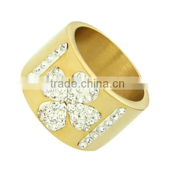 Plain Gold Navy Zicon Stone Ring Design for Couples photo-5