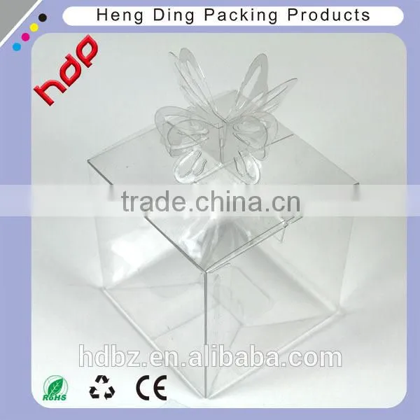 Custom Hot Sale Special Soft Crease Transparent Pvc Cake Boxes Printing photo-6