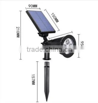 Solar LED Flood Light Outdoor Garden Lamp Park Lawn Lamp Landscape Spot Lights photo-5
