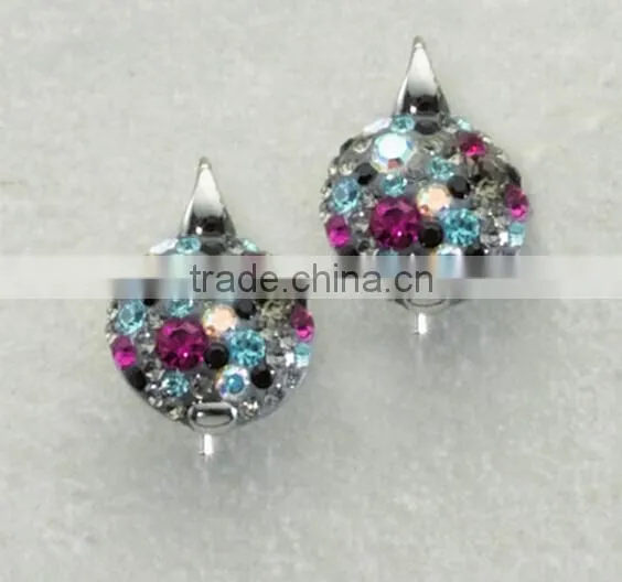 Women's Crystal Stainless Steel Earrings for Party photo-2