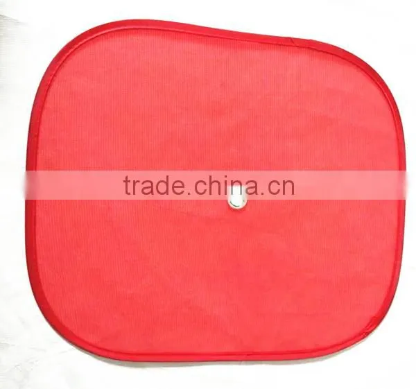 Nylon Mesh Side Car Sunshade Red Color, Cheap Car Sunshade