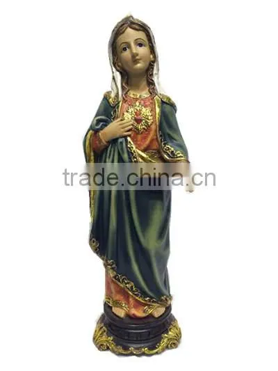 2016 Factory Virgin Mary Religious Statue Mary With the Baby Cross Figurine photo-5