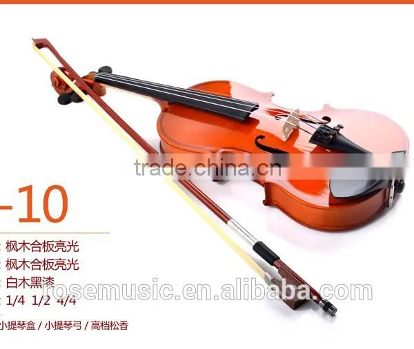 Hot Sale Girl Palying Violin Cheapest Maple Chinese Violin Deviser V10 photo-3