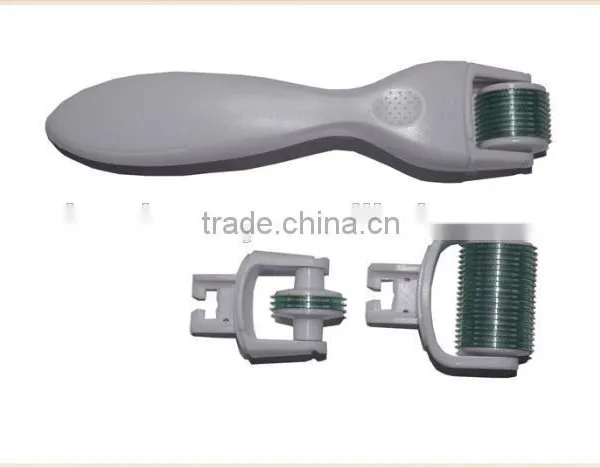 0.3mm Changeable Heads 3 In 1 Functions Microneedle Derma Roller 0.5mm Rolling System For Skin Care Derma Roller Stretch Mark Removal0.2mm photo-4