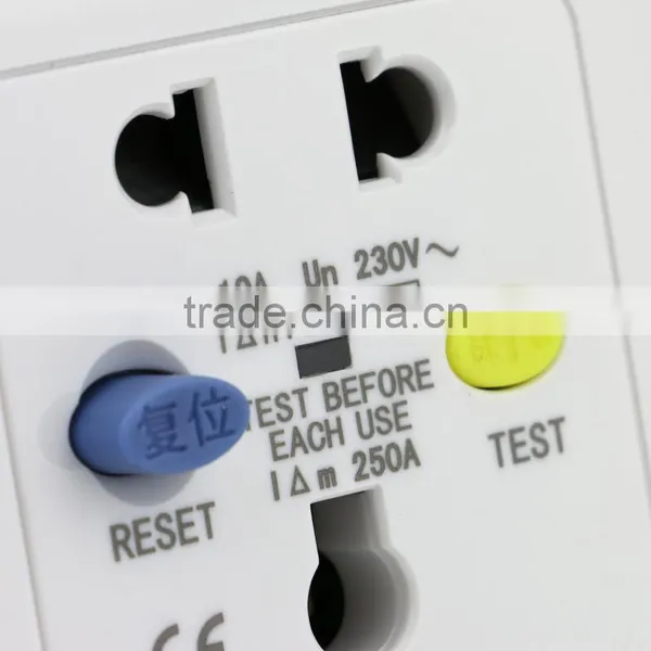 Safety Wall Outlets 220v 10a Automatic Circuit Breaker European Socket Outlet photo-5