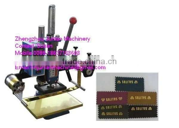 Metal Stamping Machine/digital Hot Foil Stamping Machine