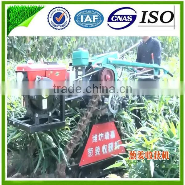 12hp Diesel Engine Tractor Harvester / Potato / Green Onion/ Ginger Harvesting Machine for Sale photo-6