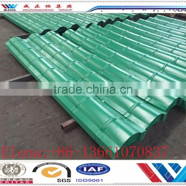 Gutter Roof Barrel Ridge/hip Cap Sheeting Panel Made in China photo-2