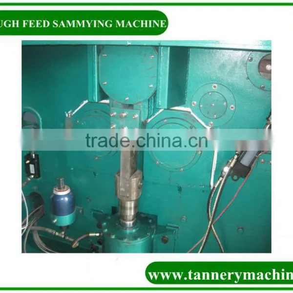 Cow Cattle Buffalo 3 Roller Continues Through Feed Leather Sammying Machine photo-5