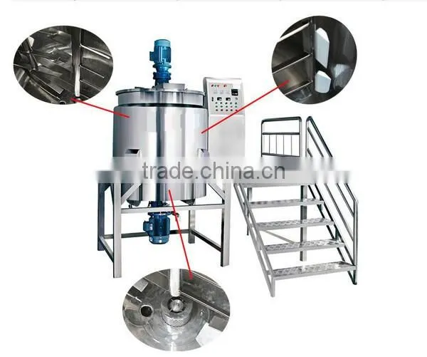 Body Lotion Making Machine Cosmetic Cream Mixing Machine photo-3