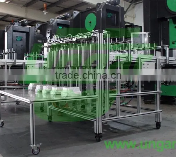 2016 New Design UNGAR Updated Aluminum Foil Container Making Collecting Machines (UNST-0610) 2-LINES photo-5