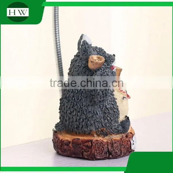 Plastic Resin Decorative Cartoon Totoro Eye Protection Battery Operated Led Study Reading Desk Table Touch Night Light Lamp photo-3