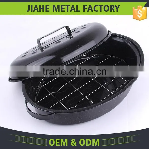 Higher Cooking Temperature Enamel Home Roaster Pan photo-4