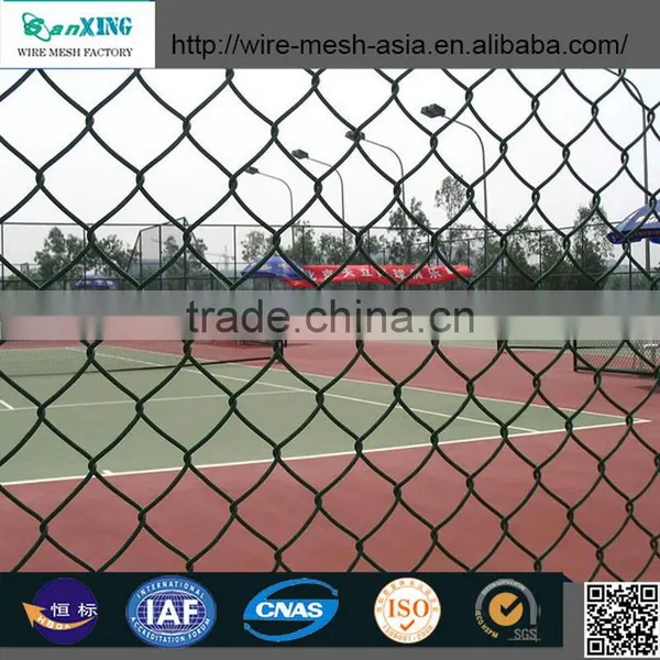 9 Gauge Galvanized Chain Link Fence Steel Rod Fence for Highway photo-2