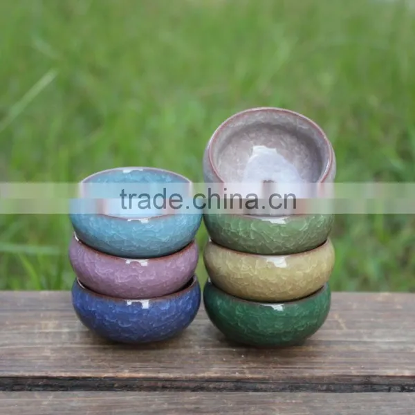 Garden Cracked Ice Succulent Plants Porcelain Flower Pot photo-3