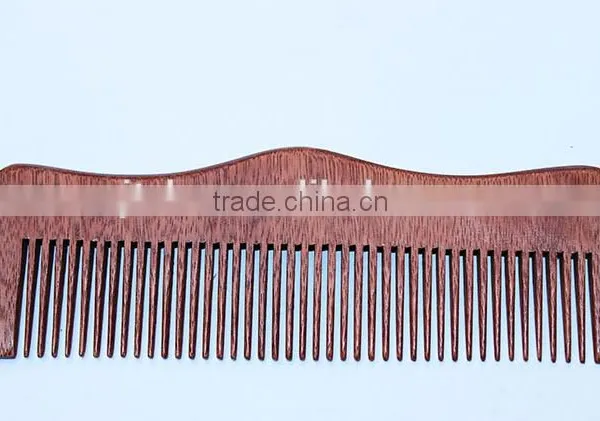 Ortable Anti-static Health Care Hair Silky Peach Wooden Comb