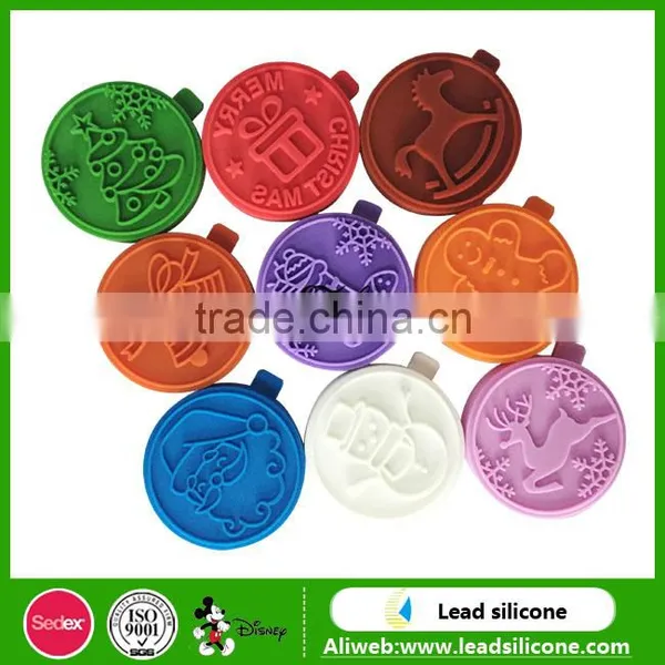 100% Food Grade Homemade Silicone Cookie Stamper photo-2